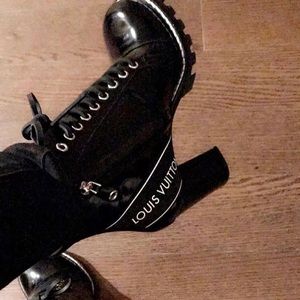 Louis Vuitton Black Star Trail Ankle Boots